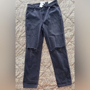 American Eagle Outfitters Dark Blue Distressed Jeans